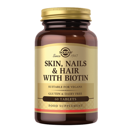 Solgar Skin, Nails & Hair with Biotin, 60 tableta