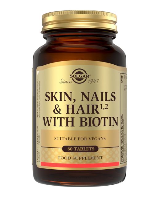 Solgar Skin, Nails & Hair with Biotin, 60 tableta