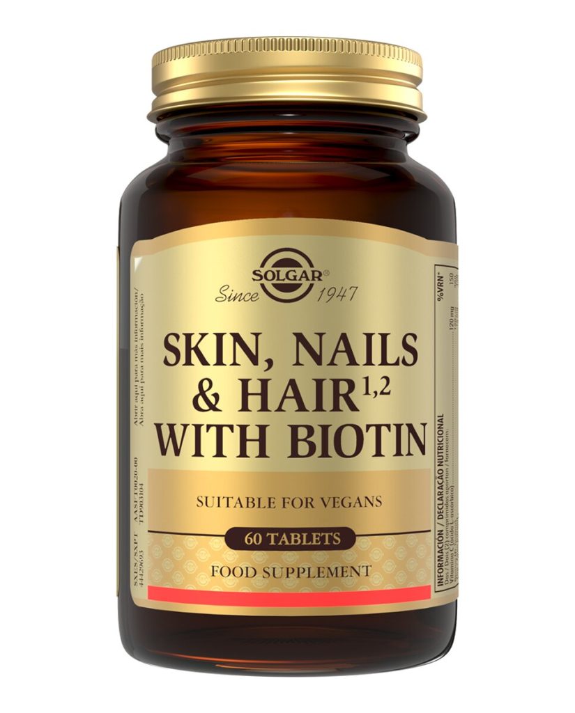 Solgar Skin, Nails & Hair with Biotin, 60 tableta